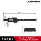 SHANHR Electronic Vernier Caliper 150mm Digital Vernier Calipers Micrometer Steel Vernier Caliper Messschieber Paquimetro 150 mm