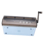 Mini Hand Crank Shredder Portable A4 Paper Shredding Tool for Documents Home School Office Use