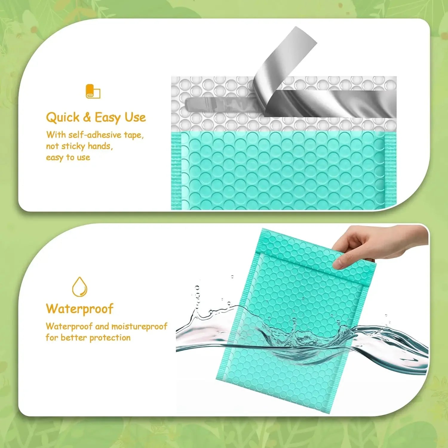 100PCS Shipping Packaging Supplies Multicolor Packing Bag Bags Small Business Bubble Envelope Mailing Office School