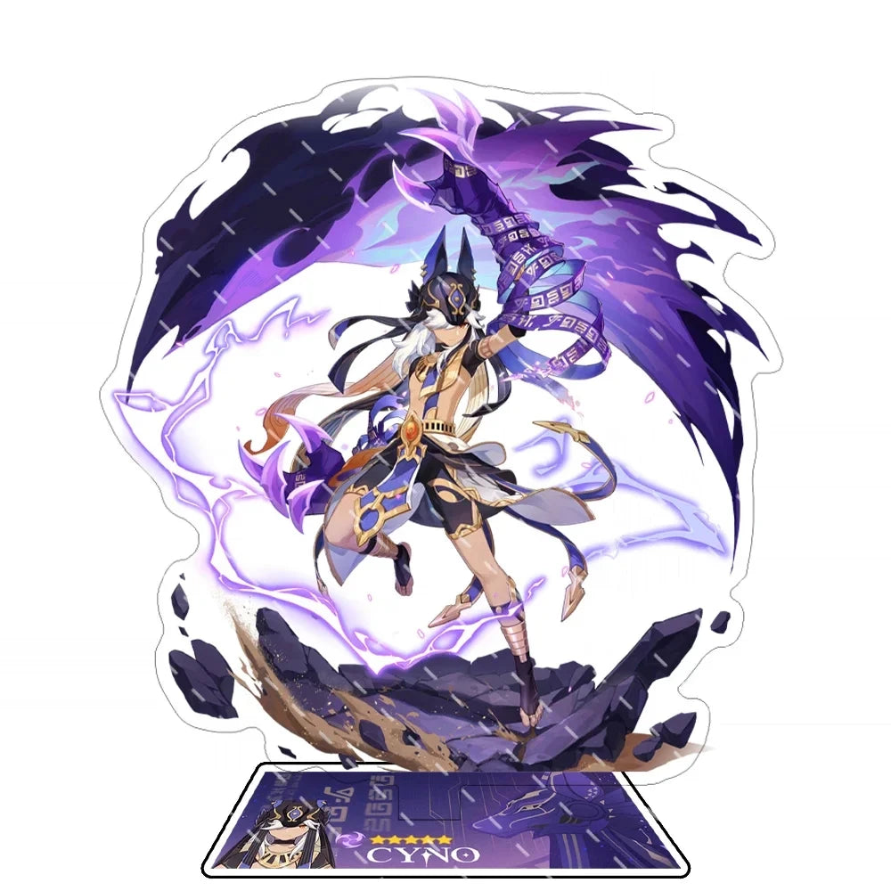 Odette Lohen Flins Durin Mavuika Columbina Xiao Arlecchino Acrylic Anime Model Furina Collect Desktop Decoration Keychains Gift