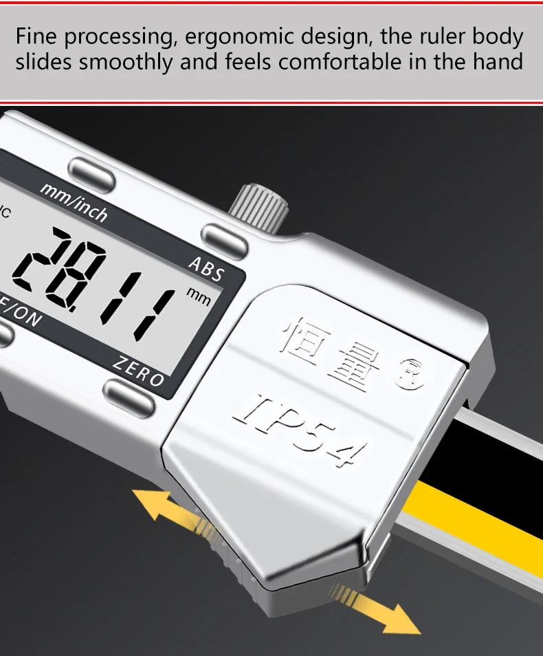 5-150mm Inner Groove Electronic Caliper Inner Diameter Outer Groove Inner Hole Measurement Tool Inner Hole Vernier Caliper