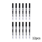 Fine tip permanent Paint Marker Pen DIY Paint Metallic Pen Permanent Gold SILVER Marker Touch Up,School Model Painting