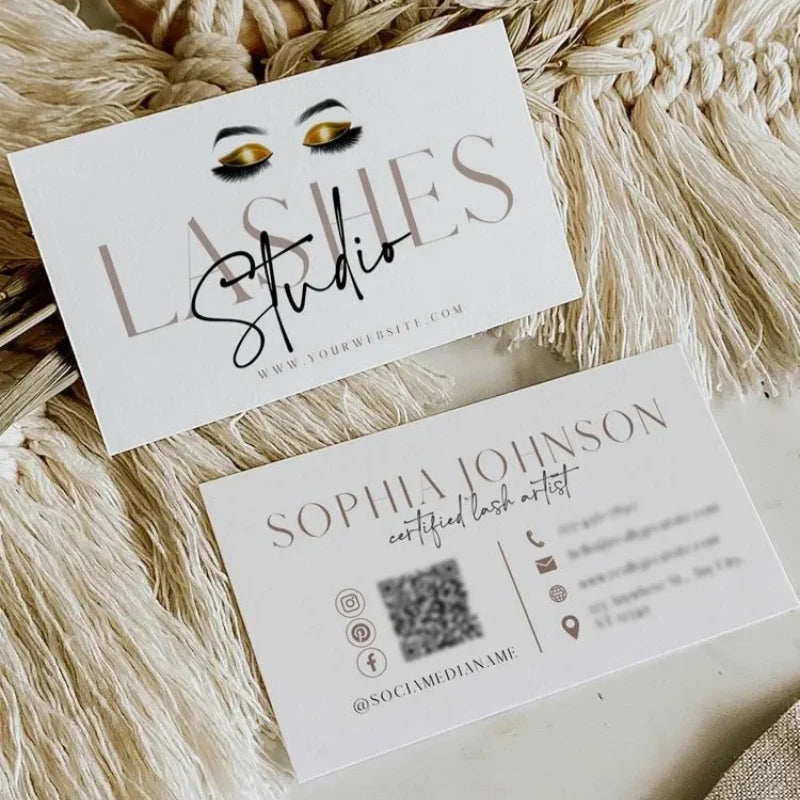 200PCS Custom Cards Thank You Cards Custom Business Card Personalized Logo For Small Business Wedding Invitation Postcards