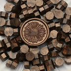 100pcs/bag Octagonal Sealing Wax Beads for Wax Stamps is Suitable for Wedding Invitations, Envelope Cards, Christmas Gift