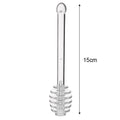 Transparent Honey Stirring Stick Plastic Long Handle Honey Spoon Practical Milk Tea Jam Stirring Bar Multifunction Kitchen Tools