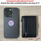 Rfid Credit Card Holder Money Bag Luxury Carbon Fiber Id Bank Cardholder Coin Purse Minimalist Wallet for Men Carteira Masculina
