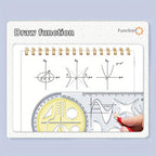 For School Multifunctional Primary School Activity Drawing Geometric Ruler Triangle Ruler Compass Protractor Set Measuring Tool