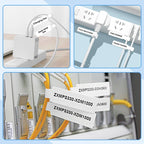 Niimbot Thermal Cable Label 1Roll Paper Adhesive Waterproof Color UV Sticker For D11/D110/D101 Mini Portable Printer Label Maker