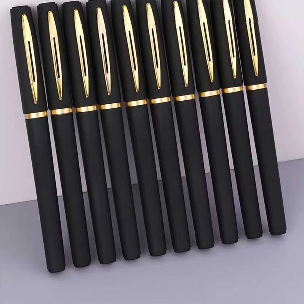 1pc Black Ink Gel Pen 0.5mm 0.7mm 1.0mm Ballpoint For Writing School Stationery Supplies Business Signature Pen Office Access