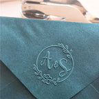 Customize Embossing Stamp Wedding Monogram Embosser Stamp,Personalized 2 initials Embosser Stamp,Wedding gift,hand held embosser