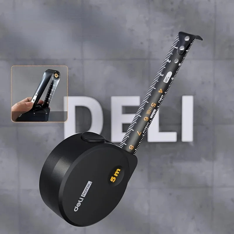 Premium Carbon Steel Measuring Tape 3 & 5 Meter Multifunctional Portable Hand Tool for Woodworking and Everyday Use