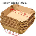 Paper for Airfrier Anti Fat Hot Air Fryer Silicone Oil Paper Air Fryer Liner Non-fat Paper Oven Accessories Nonstick Parchment