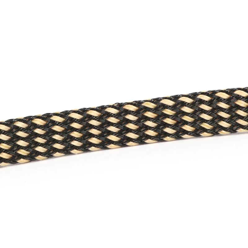 5M Multicolor PET Insulated Braid Sleeving 2mm - 40mm Expandable Wire Cable Sheath Flame-retardant Nylon Braided Mesh Tube DIY