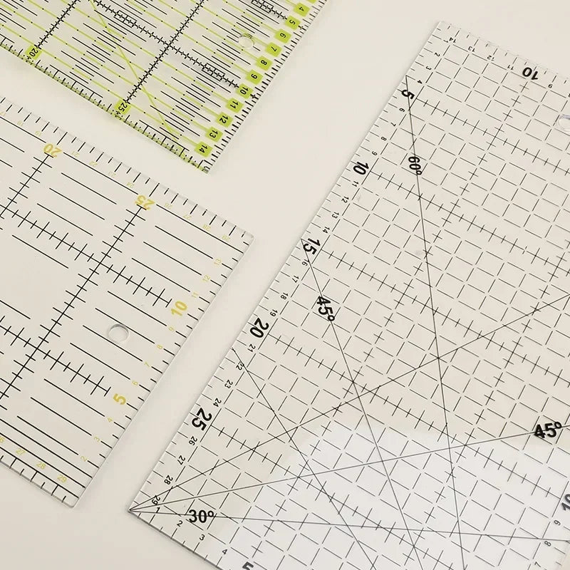 1pc Patchwork Ruler Quilting Tools Sewing Patchwork Rulers Fabric Cloth Cutting Ruler Drawing Ruler Tailor Sewing Accessories