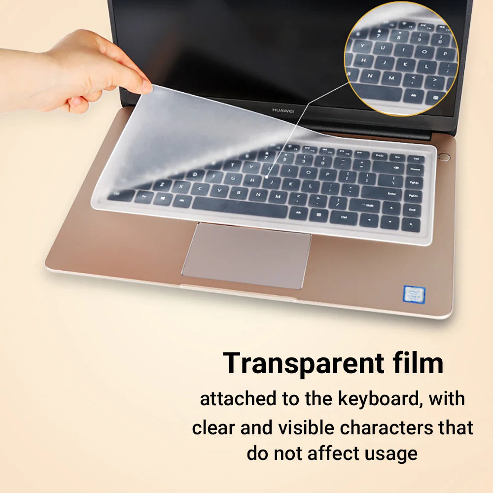13-17 Inch Universal Laptop Keyboard Cover Soft Silicone Dustproof And Waterproof Protective Film For Notebook Computers