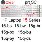 Keyboard Cover for HP Laptop 15 15t 15-fd 15-fc 15-ef 15-dw 15-dy 15g 15q 15s 15z Essential Silicone Protector Skin Film Case