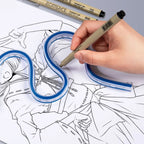 Flexible Curve Ruler Sewing Soft Rulers Drafting Drawing Tool Serpentine Plastic School Office Supplies 30cm 40cm 50cm 60cm