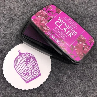 Quick Dry Detail Ink Pad DIY Making Greeting Cards Smearing Stamps Tsukineko VersaFine CLAIR