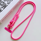 1Pc Universal Long Phone Lanyard Length Adjustable Neck Hanging Rope Crossbody Rope With Phone Case Connection Clip