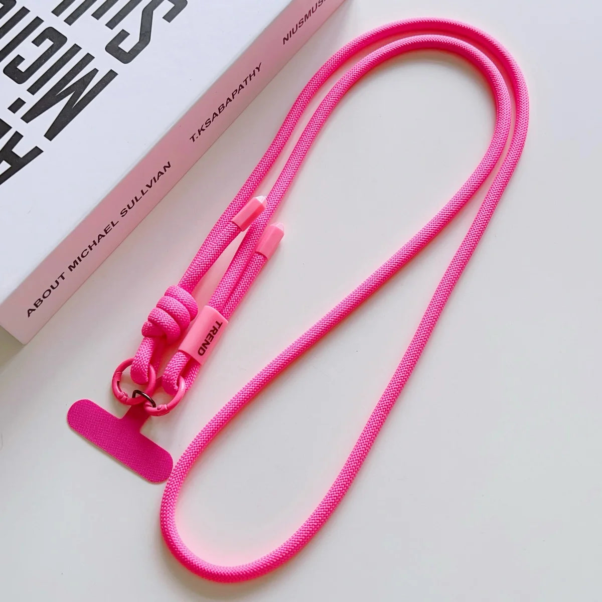1Pc Universal Long Phone Lanyard Length Adjustable Neck Hanging Rope Crossbody Rope With Phone Case Connection Clip