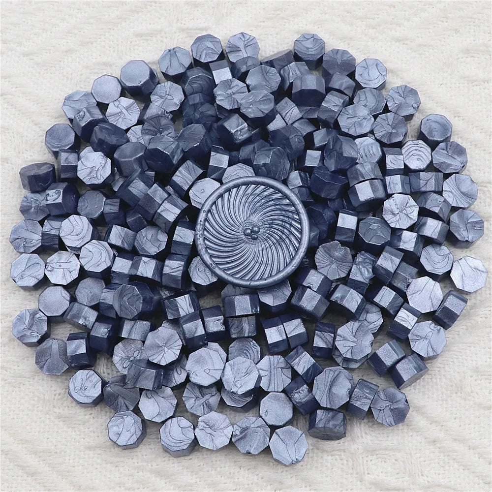 200pcs Octagon Sealing  Wax Beads for Wax Seal Stamp for Scrapbooking Cards Envelopes Wedding Invitations Gift Packaging