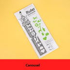 10cm Stainless Steel Metal Straight Ruler Double Scale Inch Measure Tool Office School Supply Artist Student Drawing Stationery