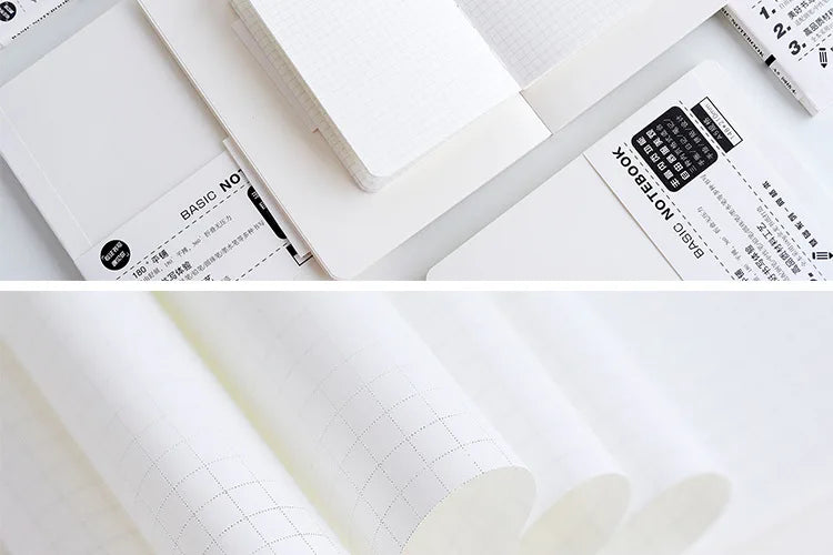 A5 A6 Paper Refill Agenda Planners Diary Grid Line 80 Binder Sheets Six Hole Envelope Zip Pouch Office School Stationery