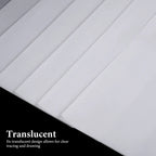 100Sheets A4 Translucent Tracing Paper Printable Blank Drawing Paper for Photography Album Making Engineering Copying