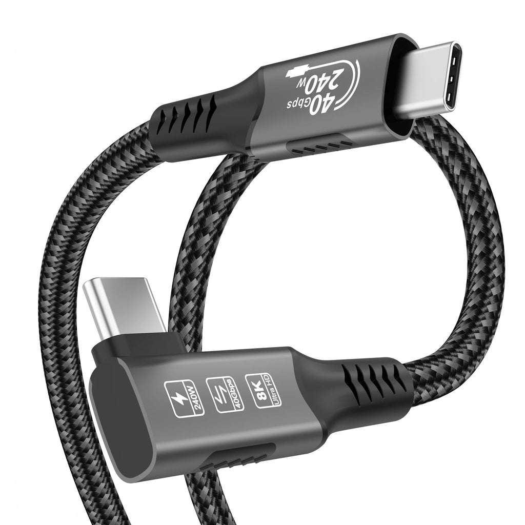 USB4 for Thunderbolt 4 Cable 40Gbps 8K@60Hz 4K@120Hz PD3.1 100W Type-C to USB-C Dual Protocol Compatible for iPhone 17 K36S