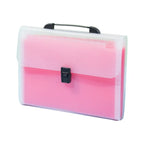 Durable A4 Portable Accordion Bag Organ Bag Large Capacity 13 Layer Folder Transparent Thickened Test Paper Storage Bag Student