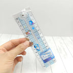 High Quality Folding Ruler Blue Ocean Serie Straight Edge Ruler Flexible and Portable Clearly Marked Scale for School&Office Use