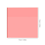 50 Sheets Transparent Sticky Notes Waterproof Message Stickers for Note Books Convenient Reporting & Signature Stickers