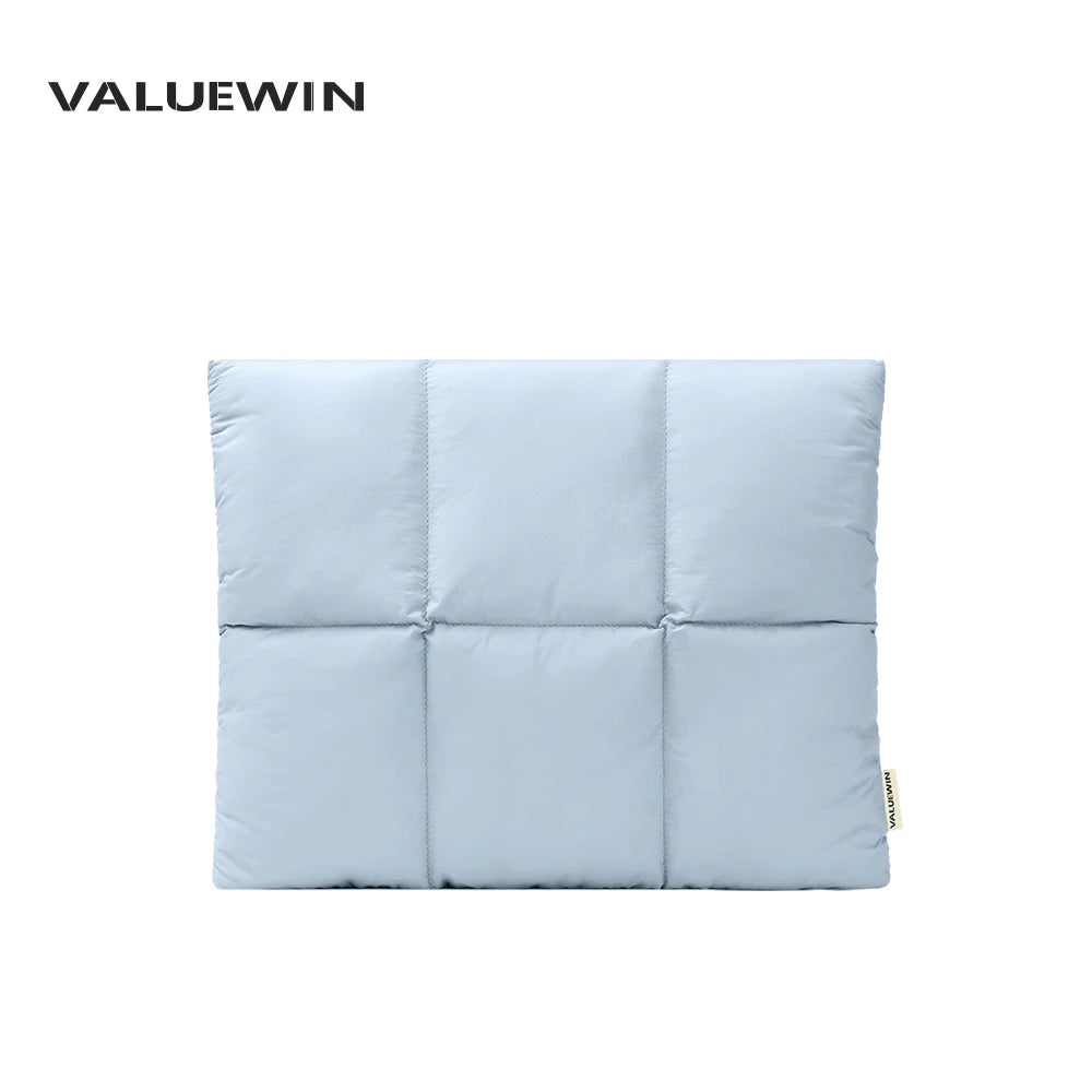 Puffy 13 14 Inch Laptop Sleeve Quilted Padded Computer Cover Bag for Women 14 16 inch Laptop Carrying Case for Macbook Air Pro