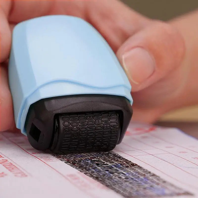Identity Protection Roller Stamps Reusable Ink Address Eraser Roller For Portable Easy Using Privacy Security Product