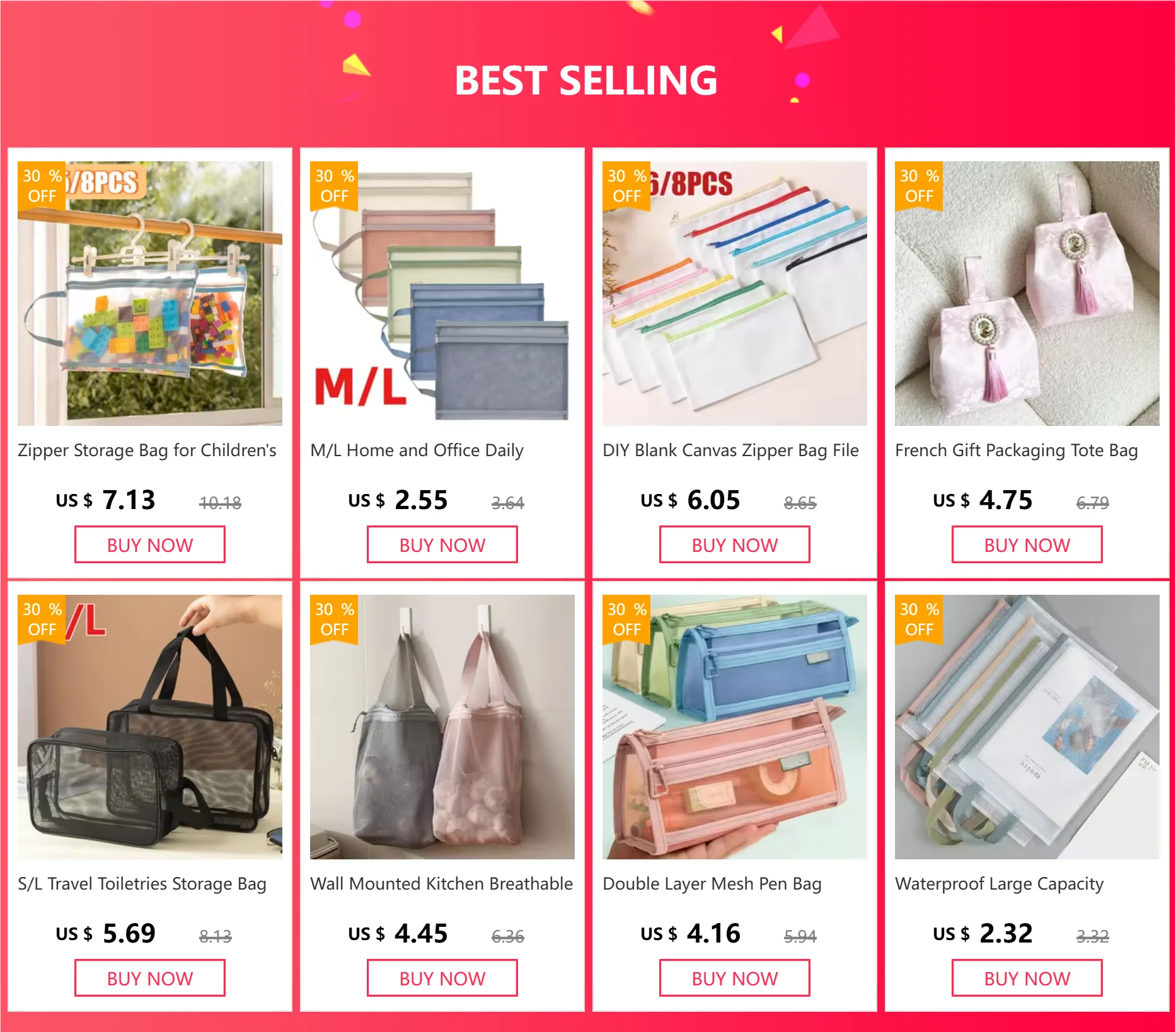 3/5PCS Stationery Storage Bag Folder File Mesh Zipper Pouch A3 A4 A5 A6 Document Bag Zip File Folders School Office Supplies