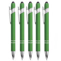 5-10Pieces Ballpoint Pen with Stylus Tip, Metal, 2 in 1 Stylus Ballpoint Pen 1.0 mm Black Ink  for Smartphone, Tablet