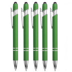 5-10Pieces Ballpoint Pen with Stylus Tip, Metal, 2 in 1 Stylus Ballpoint Pen 1.0 mm Black Ink  for Smartphone, Tablet