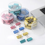 Colorful Metal Binder Clips Paper Clip Office Stationery Binding Long Tail Clip Colored Ticket Clip Tailcoat Clip