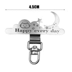 4-1Pcs Phone Lanyard Patch Anti-Lost Replacement Phone Tether Tabs Metal Cute Mobile Phone Lanyard Tether Tabs Patch Clips Ins