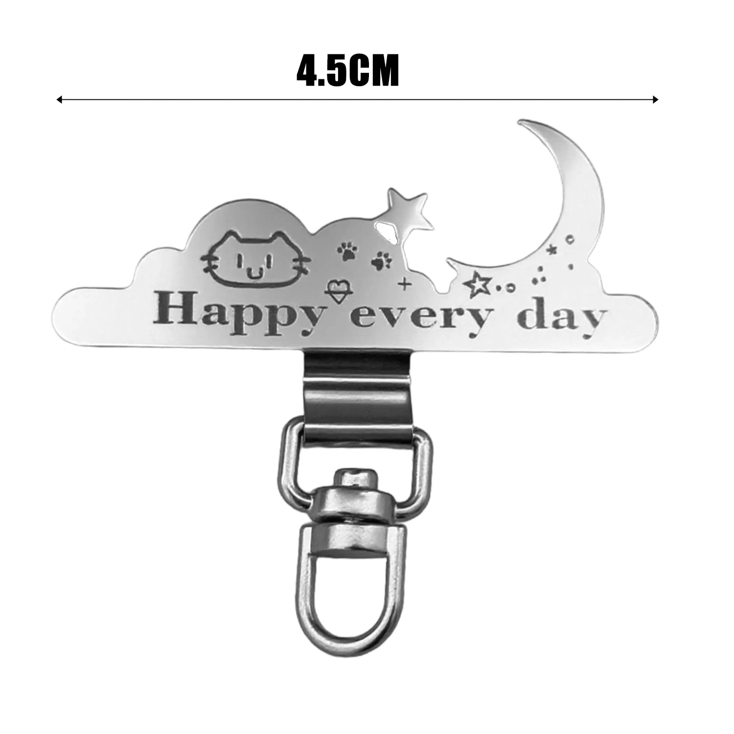 4-1Pcs Phone Lanyard Patch Anti-Lost Replacement Phone Tether Tabs Metal Cute Mobile Phone Lanyard Tether Tabs Patch Clips Ins