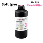 UV Hard Ink 1000ML UV Ink For Epson XP600 TX800 XP-600 L800 L805 L1800 R290 R300 1390 1400 1410 1430 DX5 DX7 DX10 UV Printer