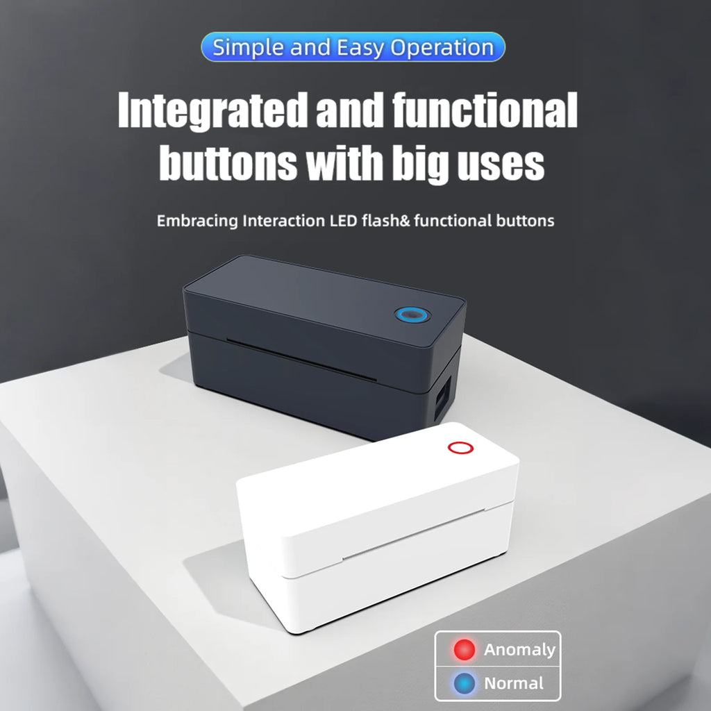 4X6 Thermal Label Printer Bluetooth Wireless Shipping Compatible With iPhone Android Mac Window - Shipping Label Printer