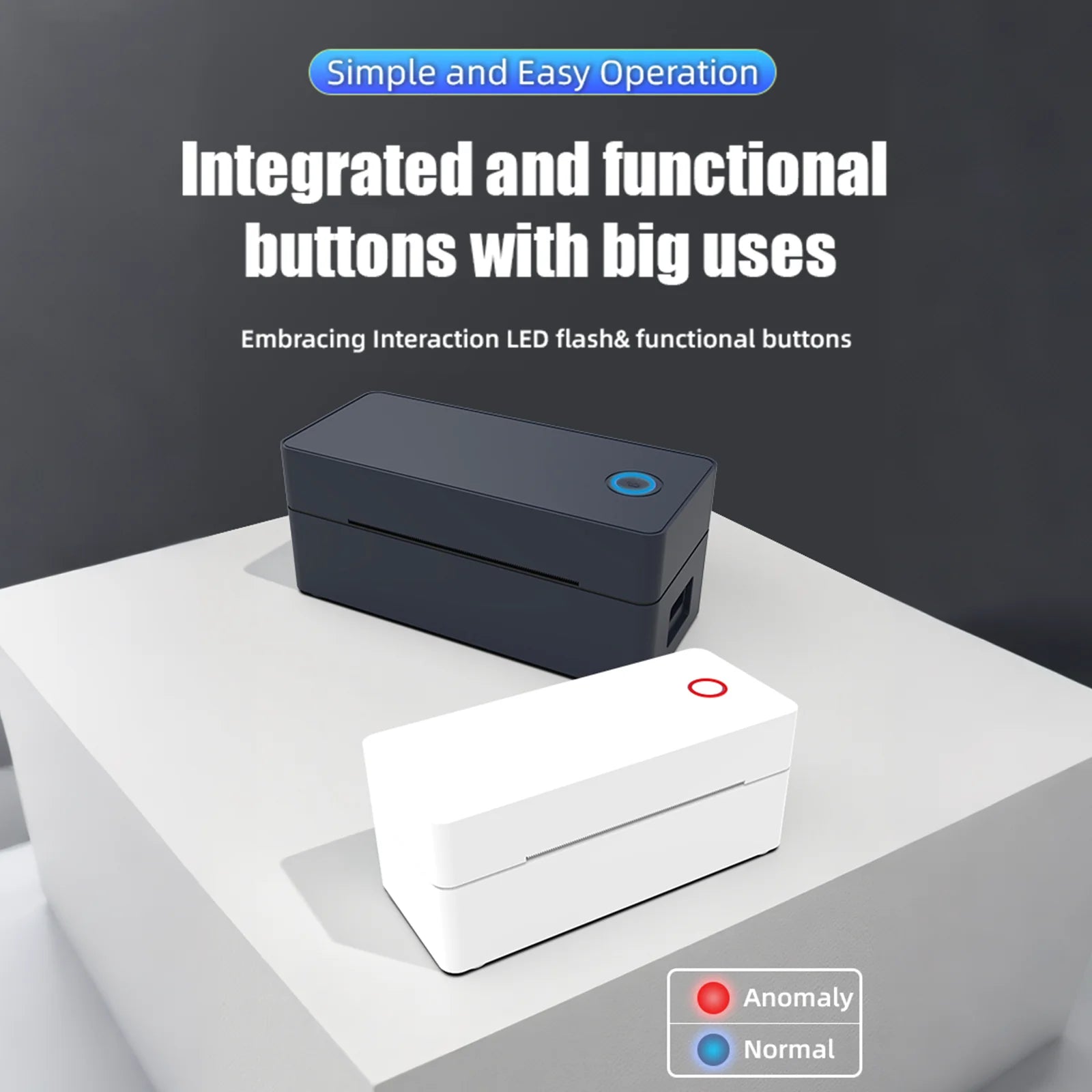 4X6 Thermal Label Printer Bluetooth Wireless Shipping Compatible With iPhone Android Mac Window - Shipping Label Printer