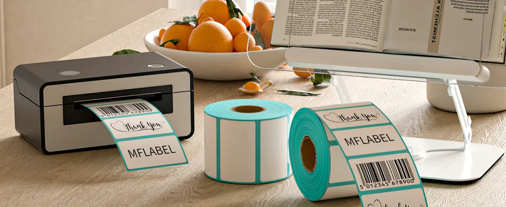 700Pcs 60x40mm Triple-Proof Thermal Labels Permanent Adhesive Stickers for Barcode Shipping Inventory Bottle Container Office