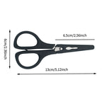 With Cover Safety Scissors, Lightweight Portable for Home Office School Kids DIY Craft Paper Cutting Stationery