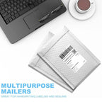 Multi-size White Bubble Envelopes Bag Thicken Waterproof Foam Bubble Shipping Envelope Bags Self Seal Packing Bags 11/15/23cm