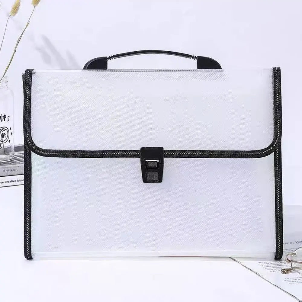 1PC twill portable accordion bag, 13 layers of large-capacity folders, easy to classify and store files.