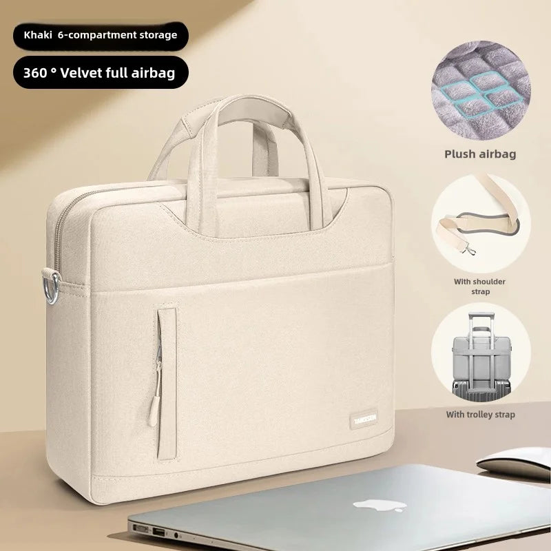 Business Laptop Bag Case Shoulder Tote Bag Notebook Bag Briefcase For 13 15 17 Inch Macbook Air Pro HP Huawei Asus Dell Handbag