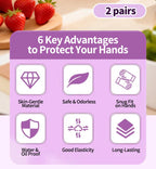 Latex Cleaning Gloves Non Slip Grip Waterproof Reusable for Dish Washing Kitchen Bathroom Household and Laundry Chores