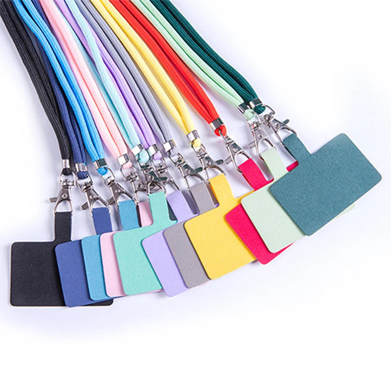 Color Phone Lanyard Suitable for iPhone Xiaomi Samsung Phones With Patch Protection Case Universal And Does Not Affect Charging